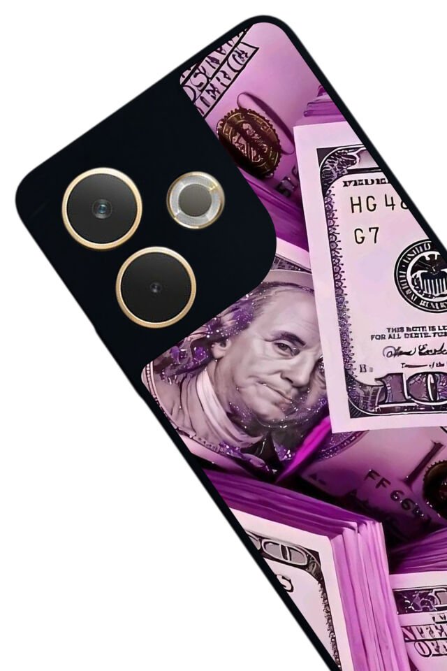 Oppo A5 Pro Uyumlu Money Para Tasarımlı Glossy Premium Kılıf