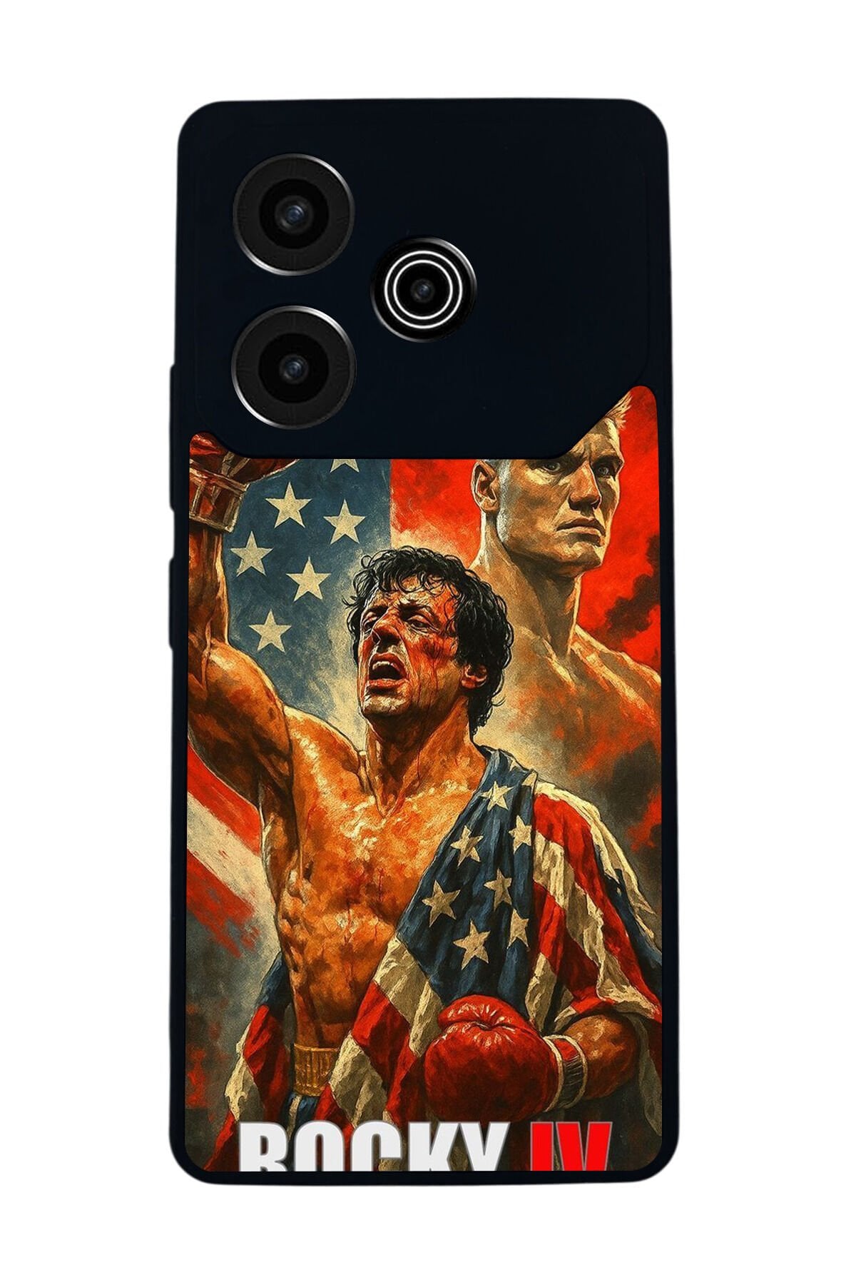 Tecno Pova 6 Uyumlu Rocky Tasarımlı Glossy Premium Kılıf
