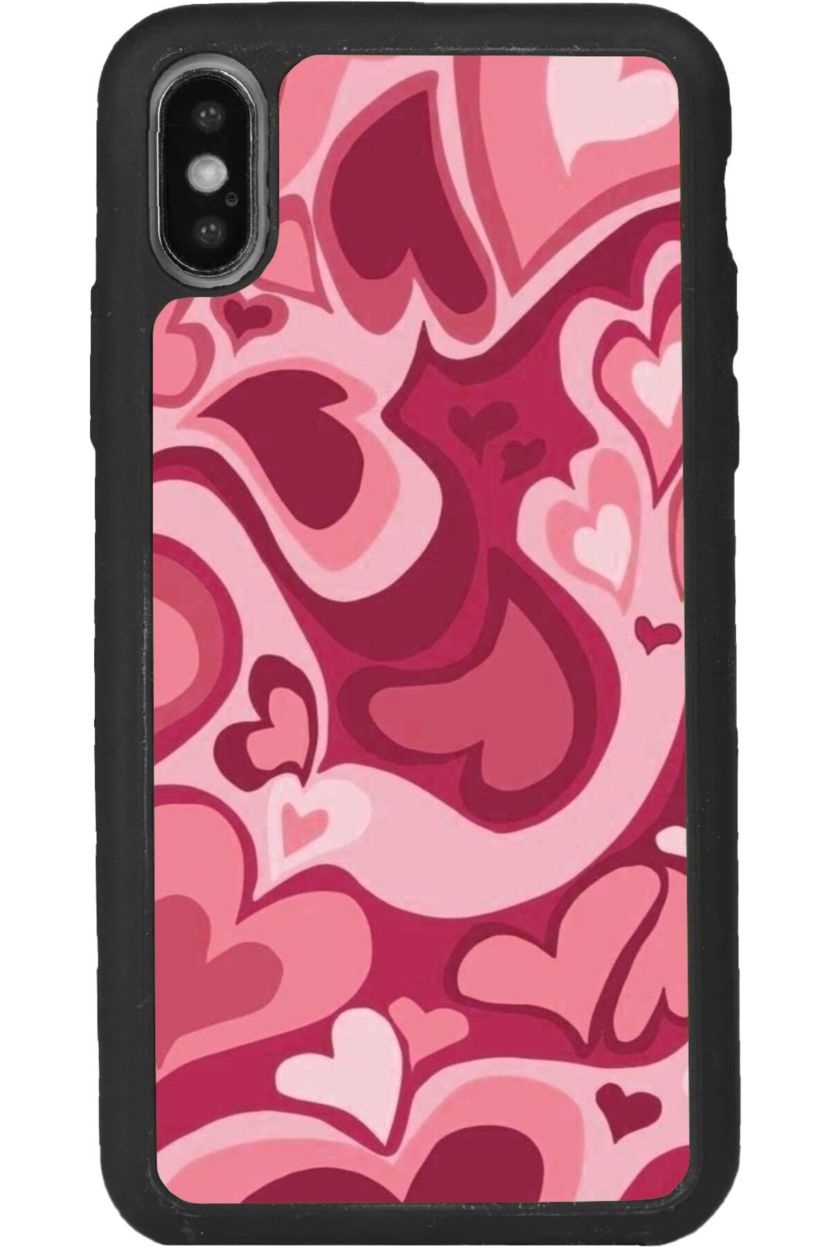 iPhone XS Max Uyumlu Mat Siyah uyumlu Kılıf – Yumuşak Silikon, Koruyucu, Şok Emici Kapak