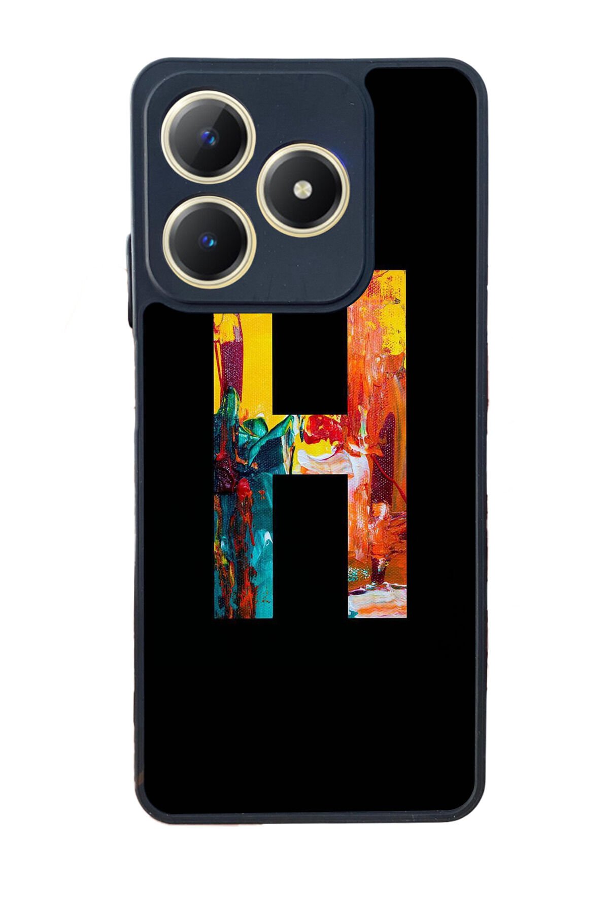 Realme C63 Mat Uyumlu Siyah Kılıf – Yumuşak Silikon, Koruyucu, Şok Emici Kapak