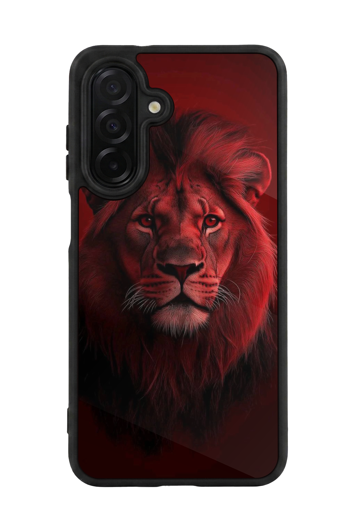 Samsung Galaxy A56 Uyumlu Aslan Tasarımlı Glossy Premium Kılıf