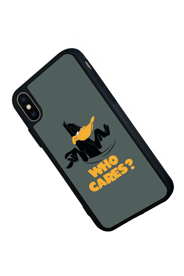 iPhone XS Max Uyumlu Daffy duck Tasarımlı Glossy Premium Kılıf