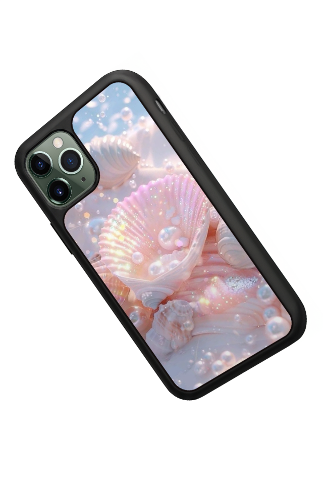 iPhone 11 Pro Uyumlu  İnci Tasarımlı Glossy Premium Kılıf