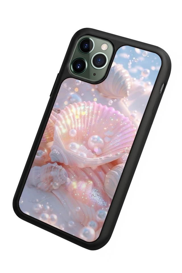 iPhone 11 Pro Uyumlu  İnci Tasarımlı Glossy Premium Kılıf