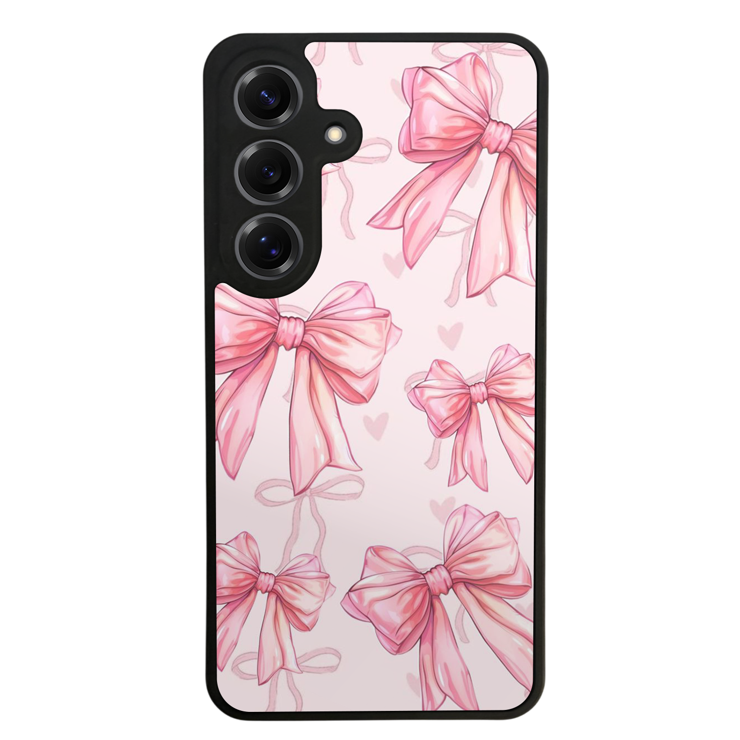 Samsung Galaxy S25 Uyumlu Kurdele Tasarımlı Glossy Premium Kılıf