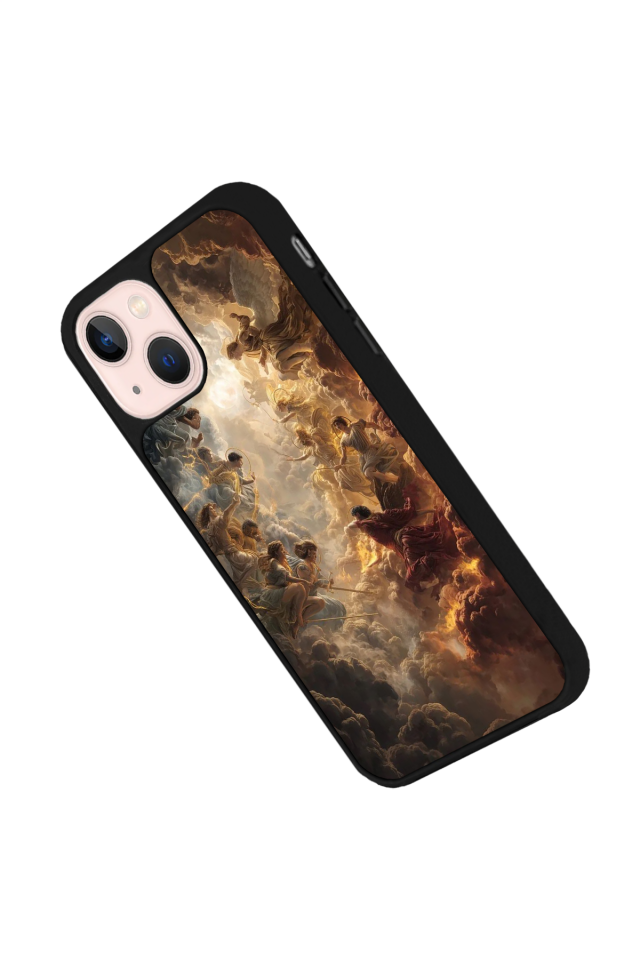 iPhone 14 Plus Uyumlu Melek Tasarımlı Glossy Premium Kılıf