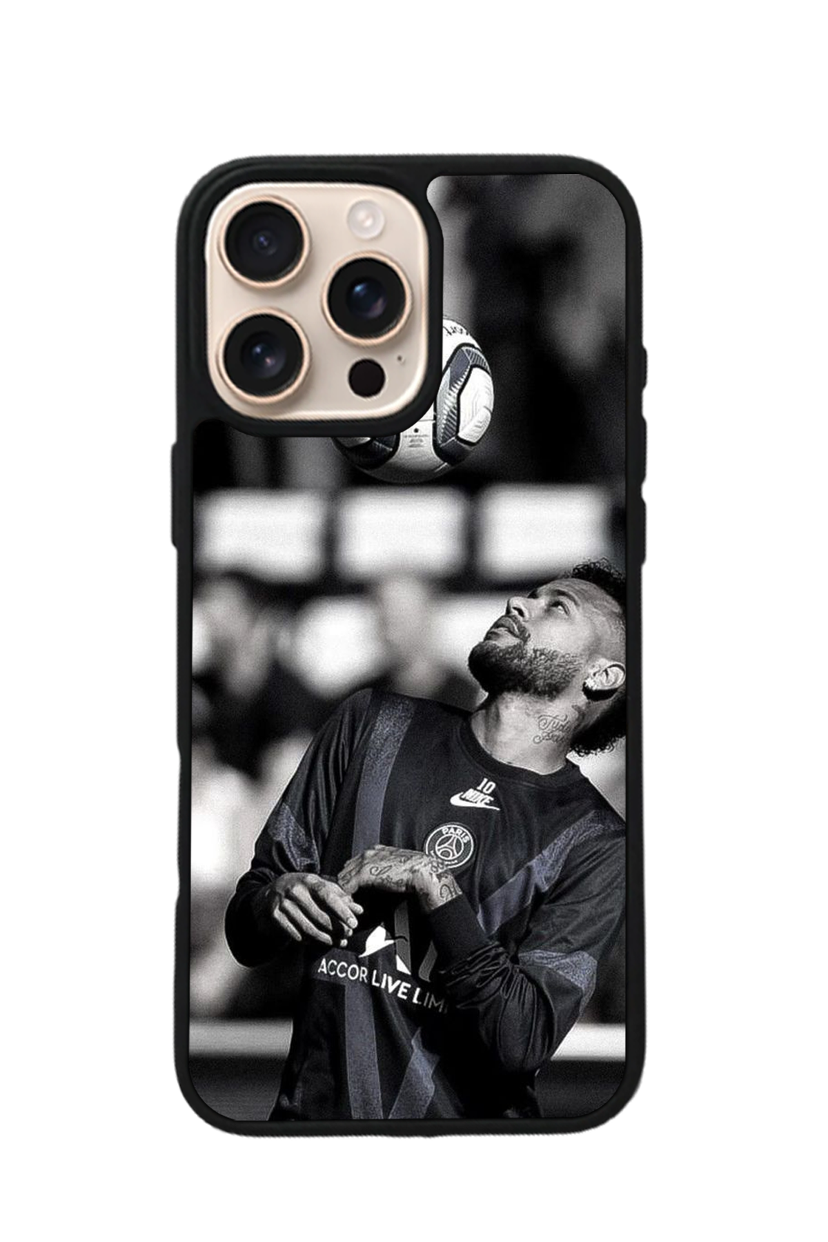 iPhone 16 Pro Max Uyumlu Neymar Tasarımlı Glossy Premium Kılıf