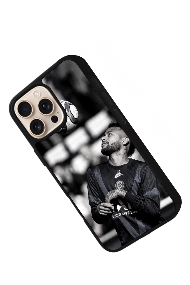 iPhone 16 Pro Max Uyumlu Neymar Tasarımlı Glossy Premium Kılıf