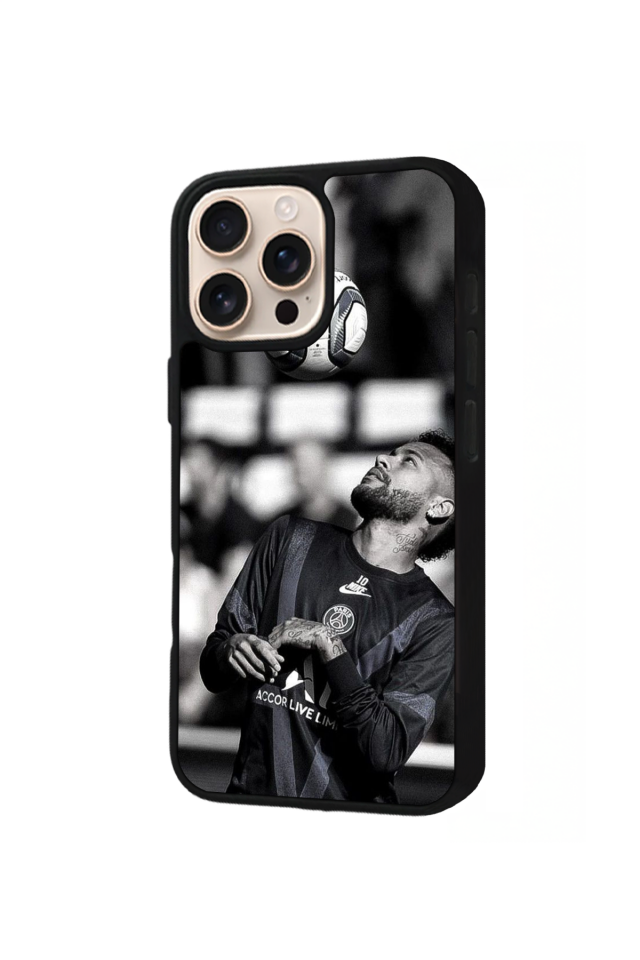 iPhone 16 Pro Max Uyumlu Neymar Tasarımlı Glossy Premium Kılıf