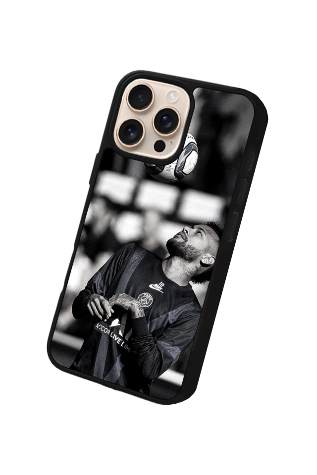 iPhone 16 Pro Max Uyumlu Neymar Tasarımlı Glossy Premium Kılıf