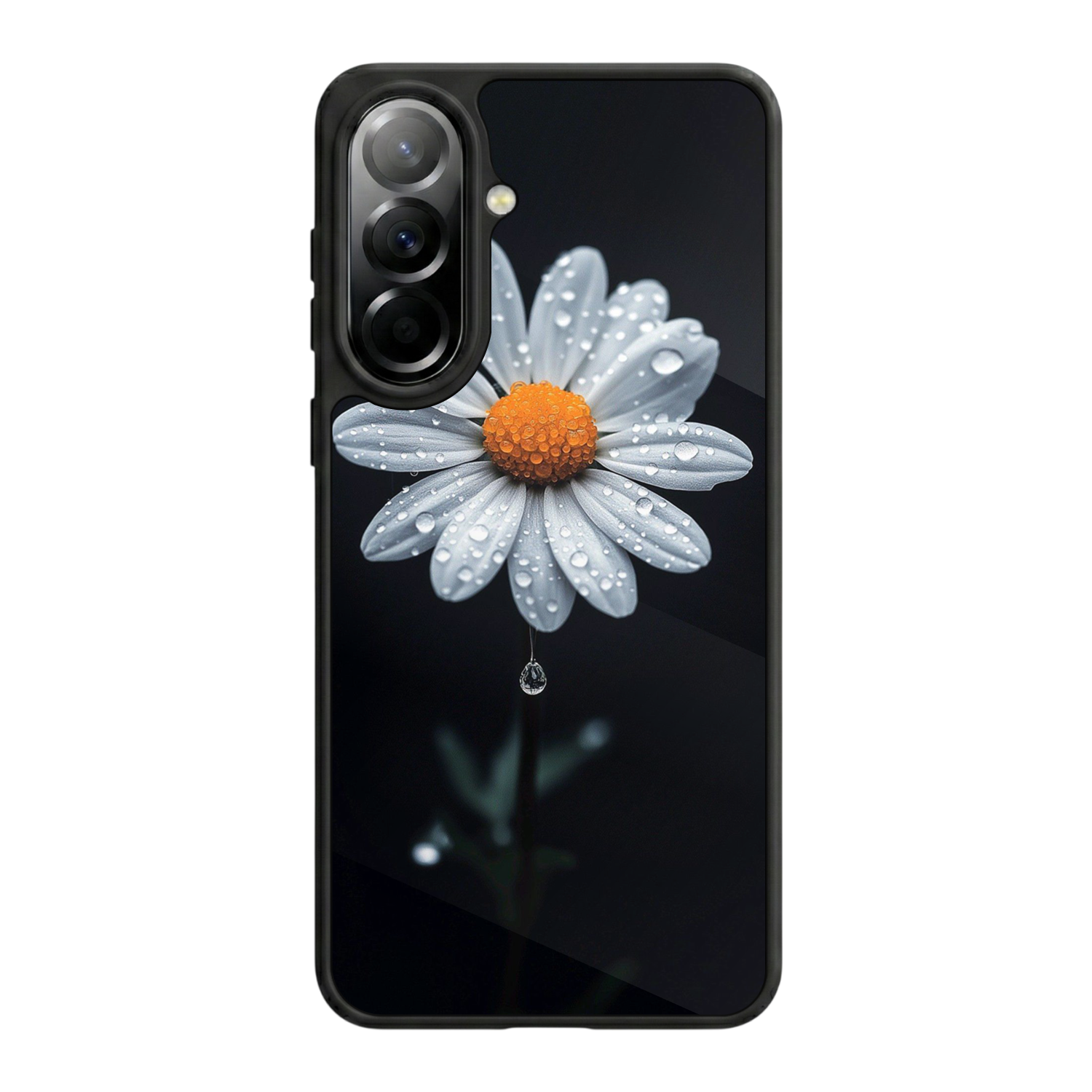 Samsung Galaxy A57 Uyumlu Papatya Tasarımlı Glossy Premium Kılıf