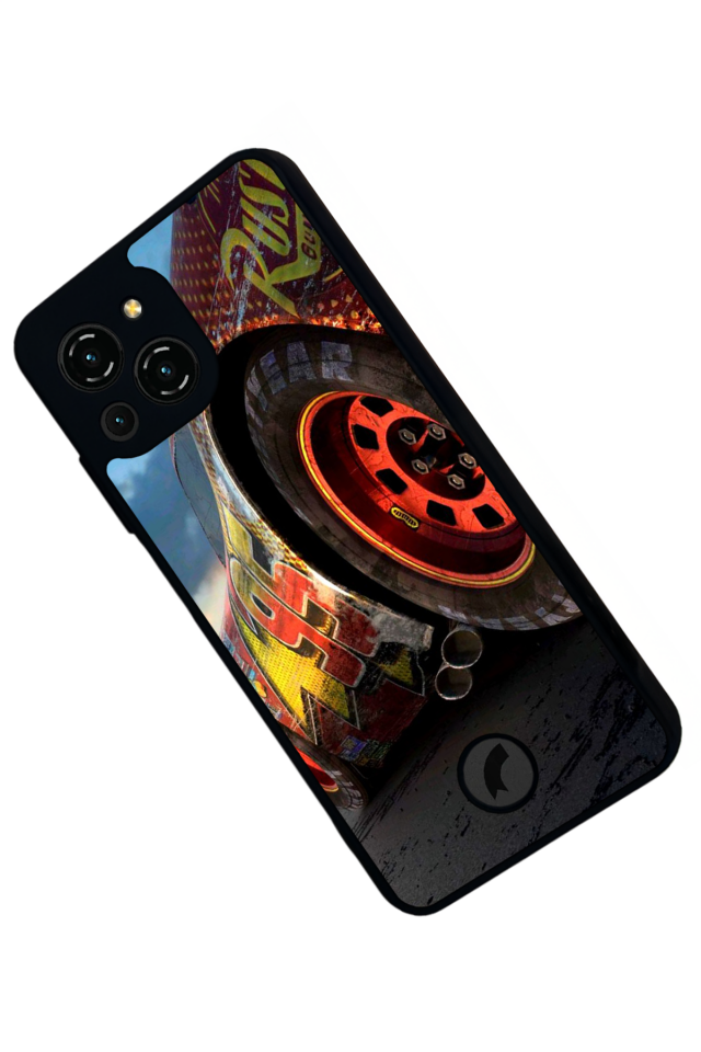 Reeder S23 Pro Max Uyumlu Simsek McQueen Tasarımlı Glossy Premium Kılıf