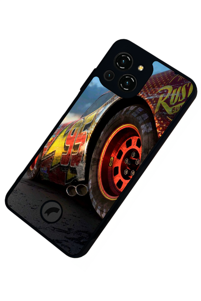 Reeder S23 Pro Max Uyumlu Simsek McQueen Tasarımlı Glossy Premium Kılıf