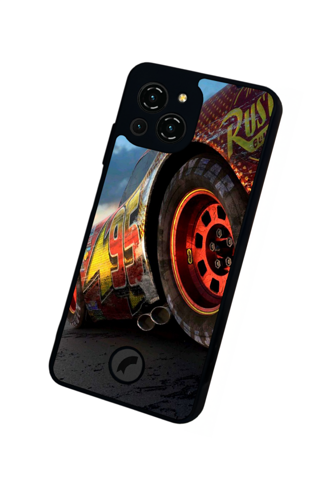 Reeder S23 Pro Max Uyumlu Simsek McQueen Tasarımlı Glossy Premium Kılıf