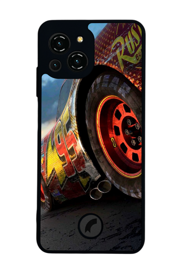 Reeder S23 Pro Max Uyumlu Simsek McQueen Tasarımlı Glossy Premium Kılıf