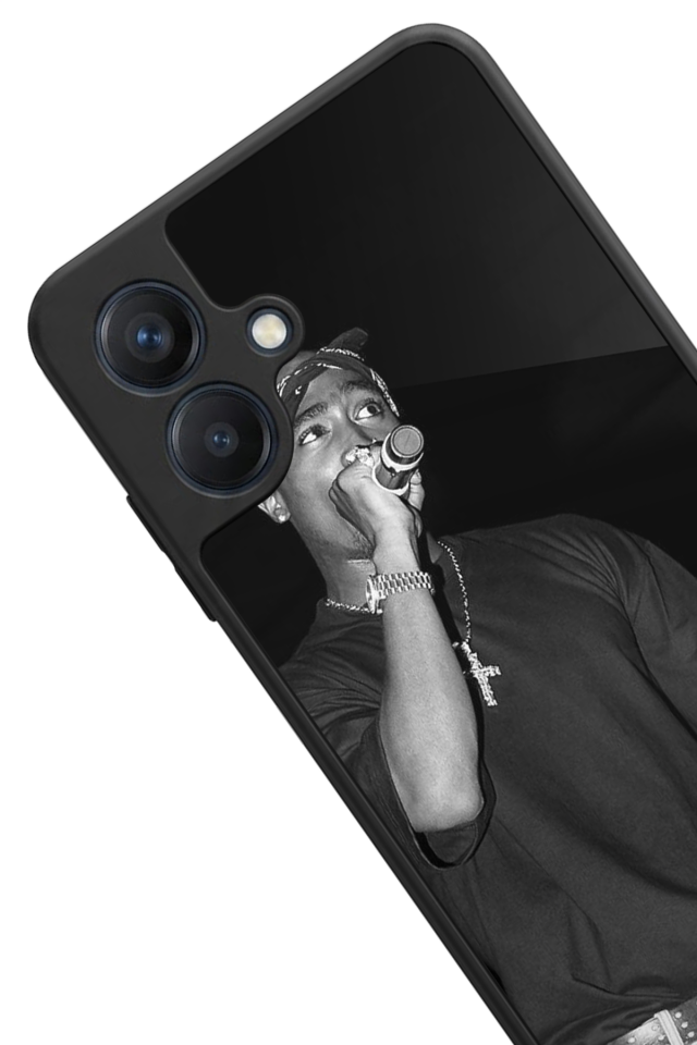 Samsung Galaxy A07 Uyumlu Tupac Tasarımlı Glossy Premium Kılıf