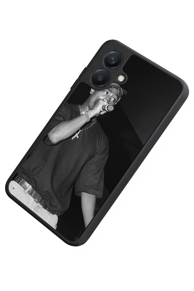Samsung Galaxy A07 Uyumlu Tupac Tasarımlı Glossy Premium Kılıf