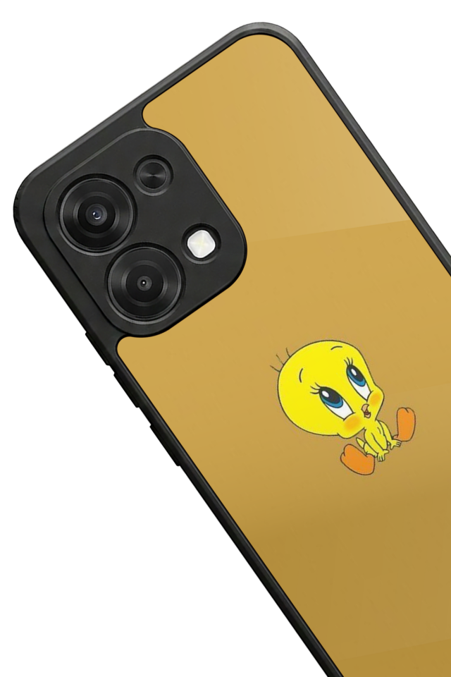 Oppo A6 Pro Uyumlu Tweety Tasarımlı Glossy Premium Kılıf
