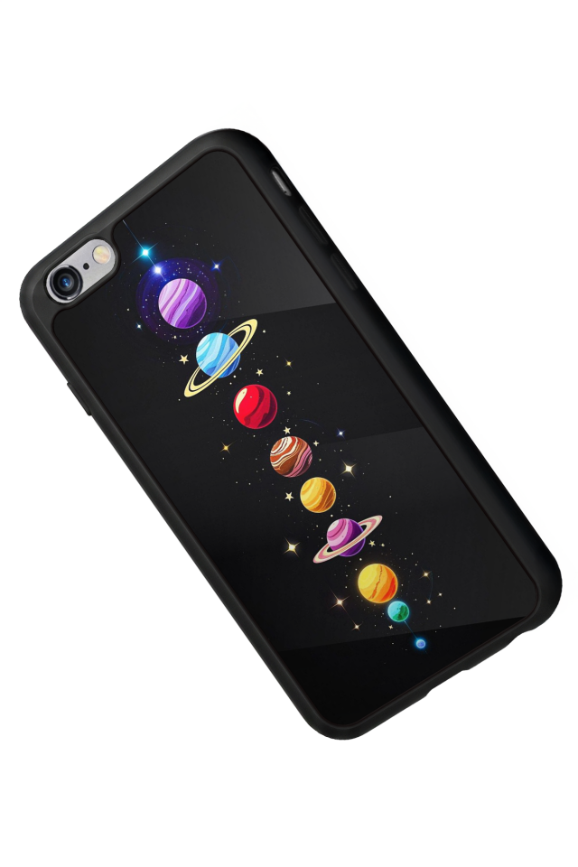 iPhone 6s Plus Uyumlu Uzay Tasarımlı Glossy Premium Kılıf