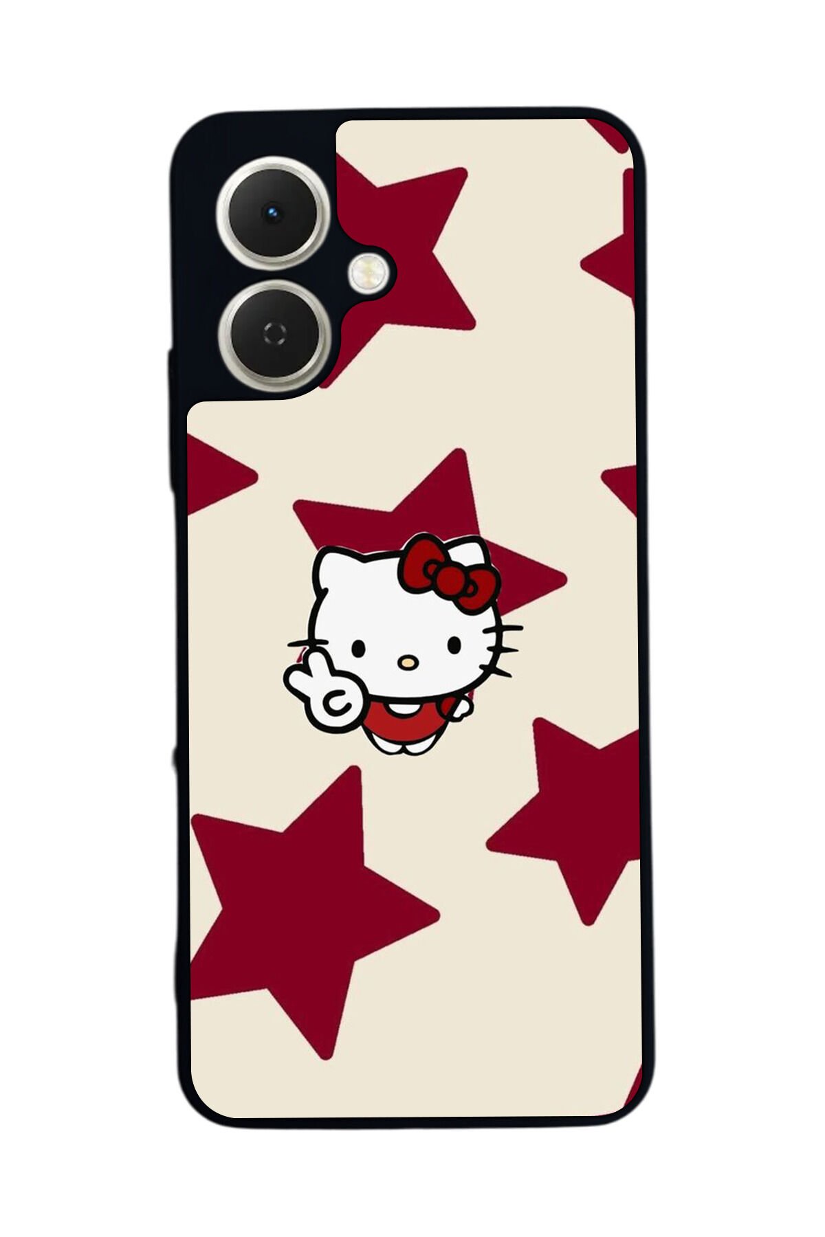 Tecno Spark GO 2 Uyumlu HelloKitty Tasarımlı Glossy Premium Kılıf