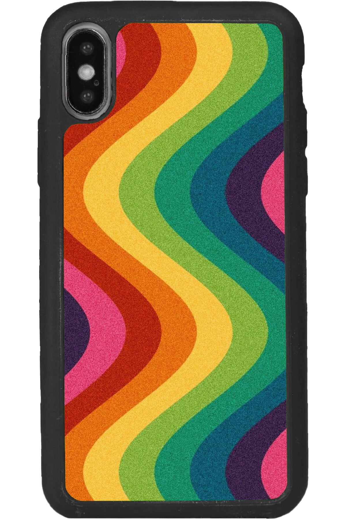 iPhone XS Max Uyumlu Mat Siyah uyumlu Kılıf – Yumuşak Silikon, Koruyucu, Şok Emici Kapak