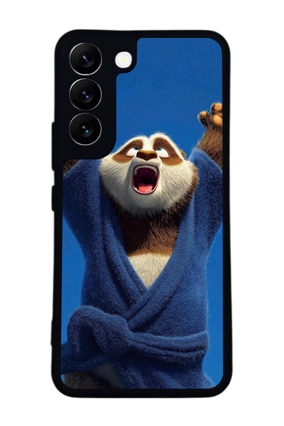 Samsung Galaxy S22 Uyumlu Kung Fu Panda Tasarımlı Glossy Premium Kılıf