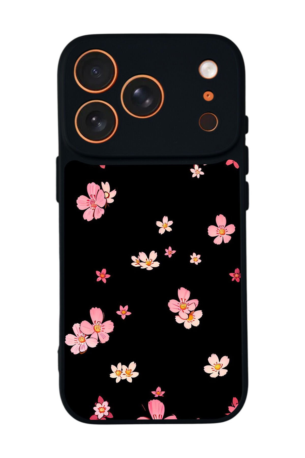 iPhone 17 Pro Uyumlu Floral Tasarımlı Glossy Premium Kılıf