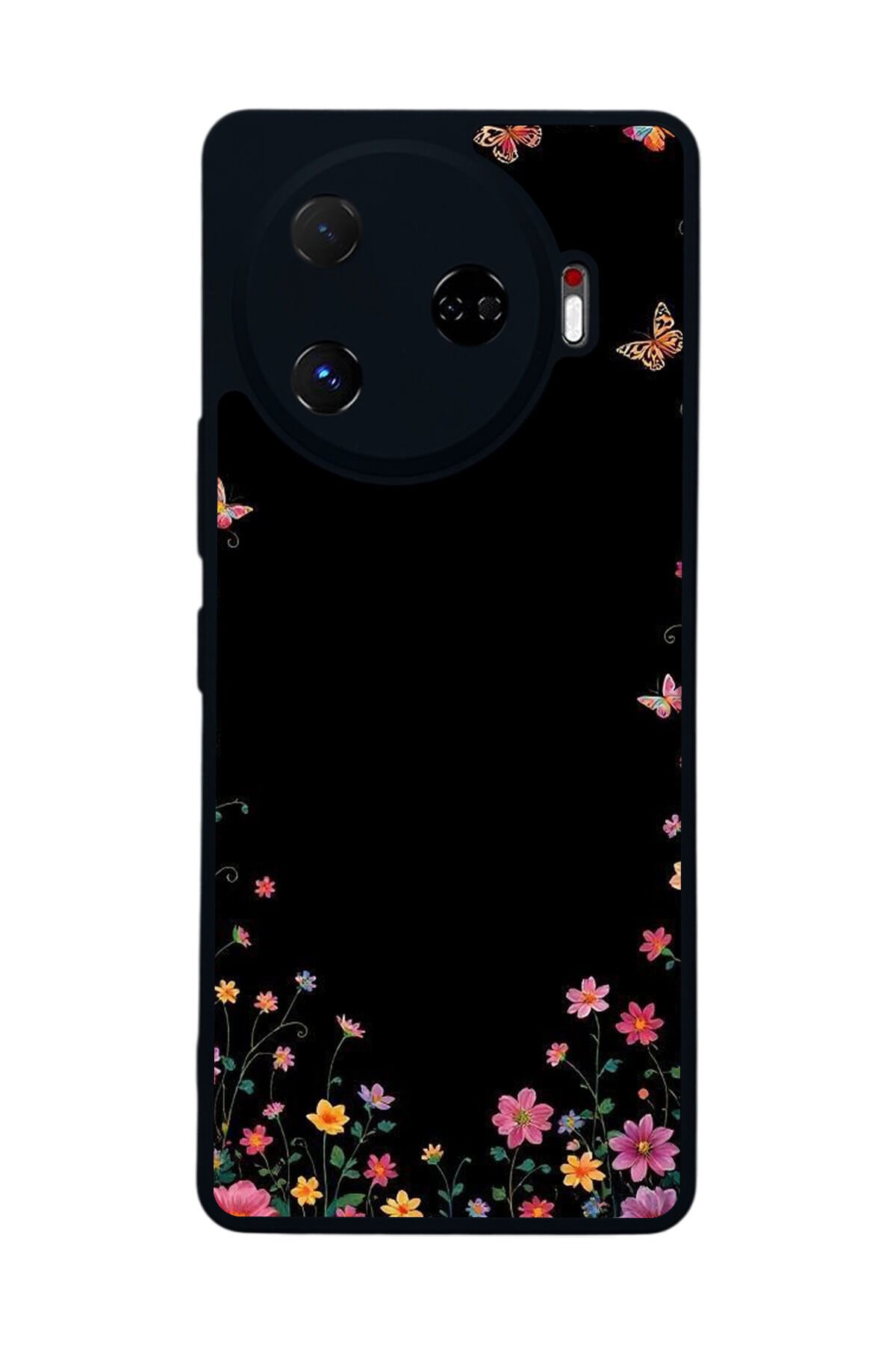 Tecno Camon 30 Pro Uyumlu Floral Tasarımlı Glossy Premium Kılıf