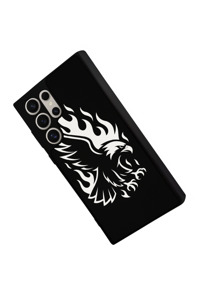 Samsung Galaxy S24 Ultra Uyumlu Besiktas Tasarımlı Glossy Premium Kılıf