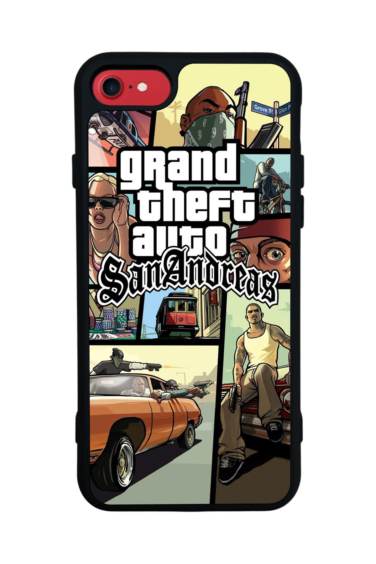 iPhone SE Uyumlu GTA Tasarımlı Glossy Premium Kılıf