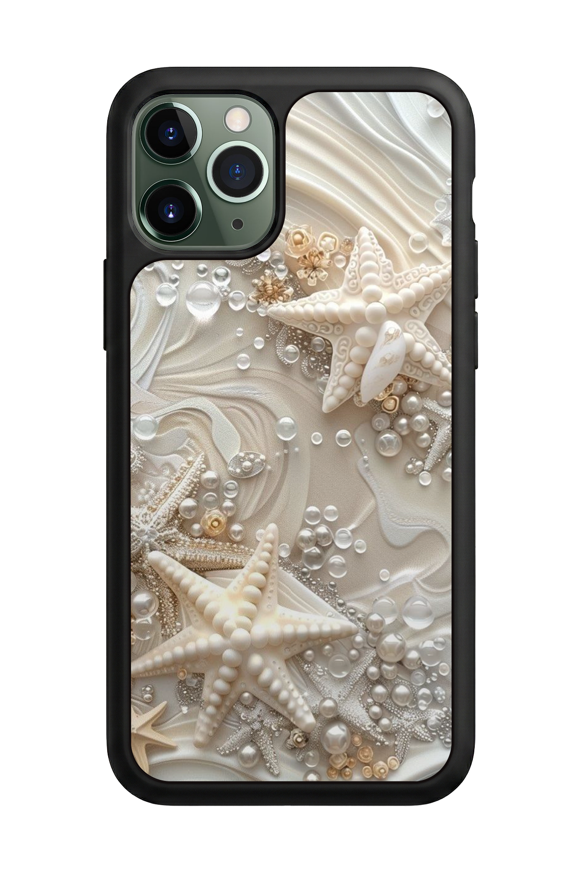 iPhone 11 Pro Uyumlu  İnci Tasarımlı Glossy Premium Kılıf