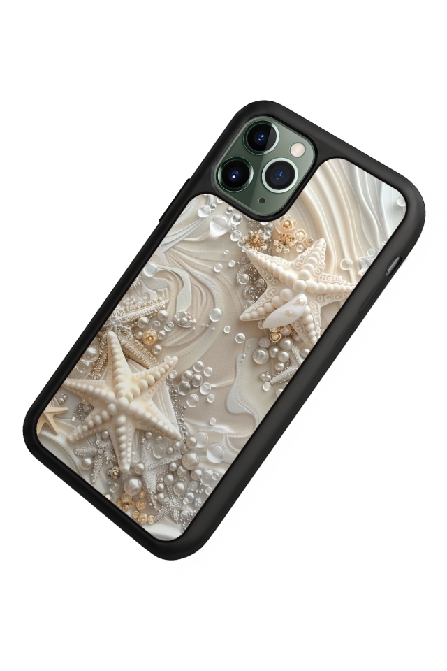 iPhone 11 Pro Uyumlu  İnci Tasarımlı Glossy Premium Kılıf