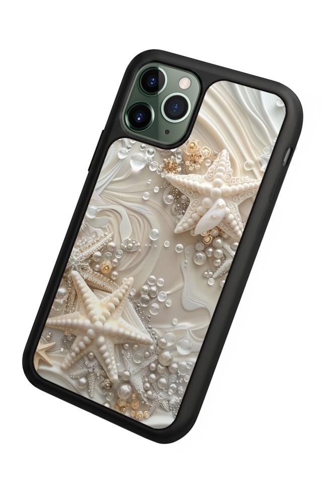 iPhone 11 Pro Uyumlu  İnci Tasarımlı Glossy Premium Kılıf