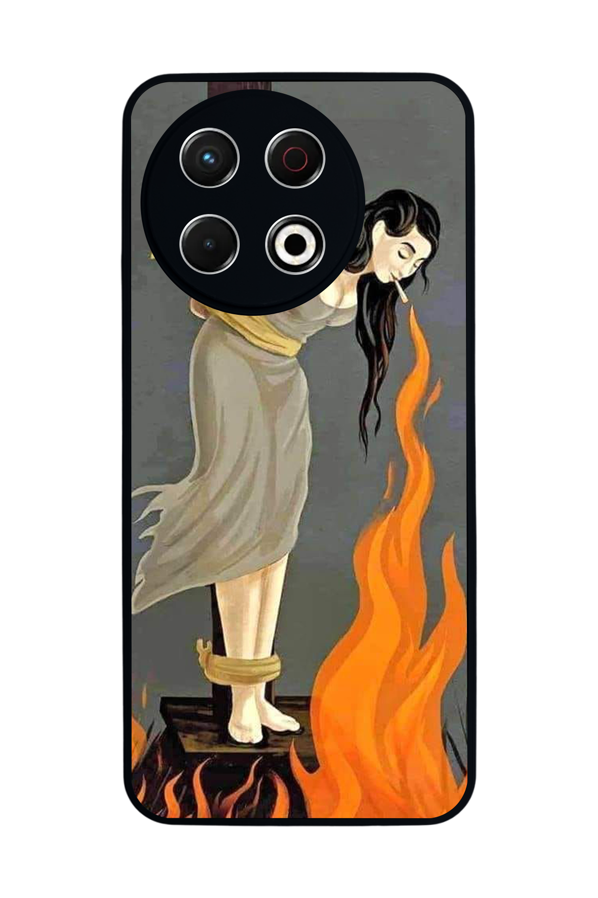 Tecno Spark 30 Pro Uyumlu Kalp Love Tasarımlı Glossy Premium Kılıf