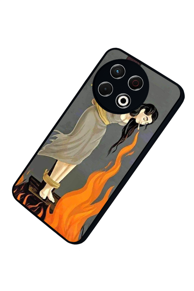 Tecno Spark 30 Pro Uyumlu Kalp Love Tasarımlı Glossy Premium Kılıf