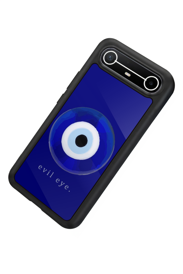 Tecno Spark Slim 5G Uyumlu Nazar Tasarımlı Glossy Premium Kılıf