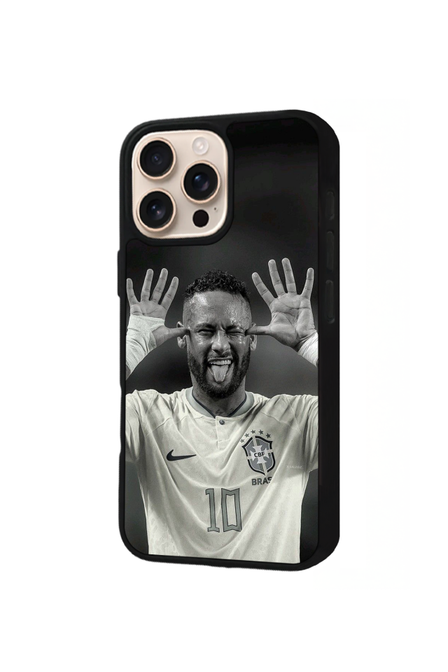 iPhone 16 Pro Max Uyumlu Neymar Tasarımlı Glossy Premium Kılıf