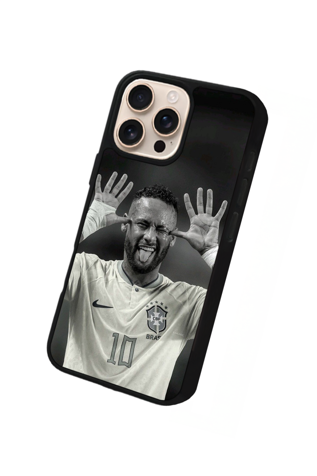 iPhone 16 Pro Max Uyumlu Neymar Tasarımlı Glossy Premium Kılıf