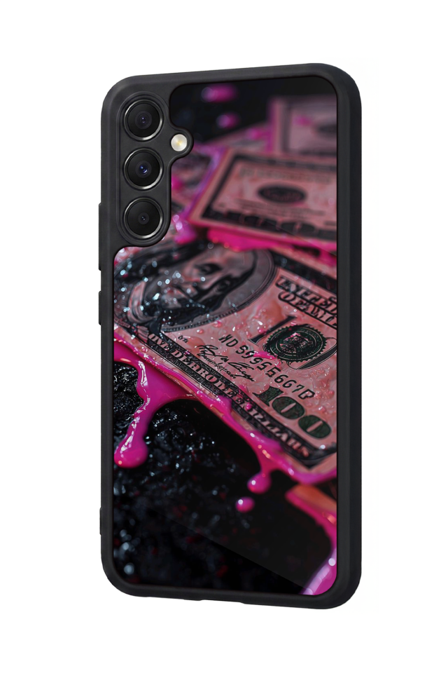 Samsung Galaxy M34 Uyumlu Para Tasarımlı Glossy Premium Kılıf