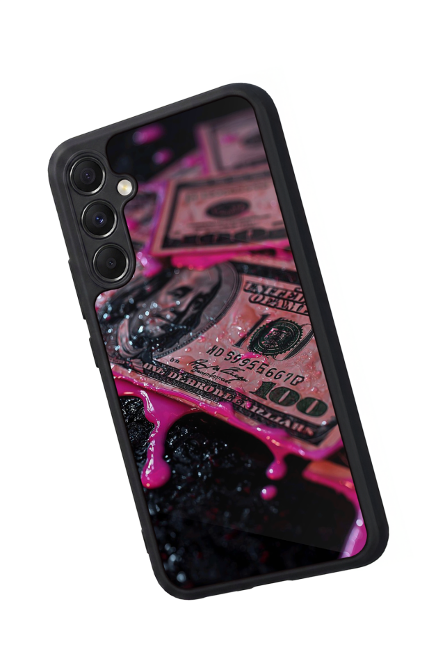 Samsung Galaxy M34 Uyumlu Para Tasarımlı Glossy Premium Kılıf