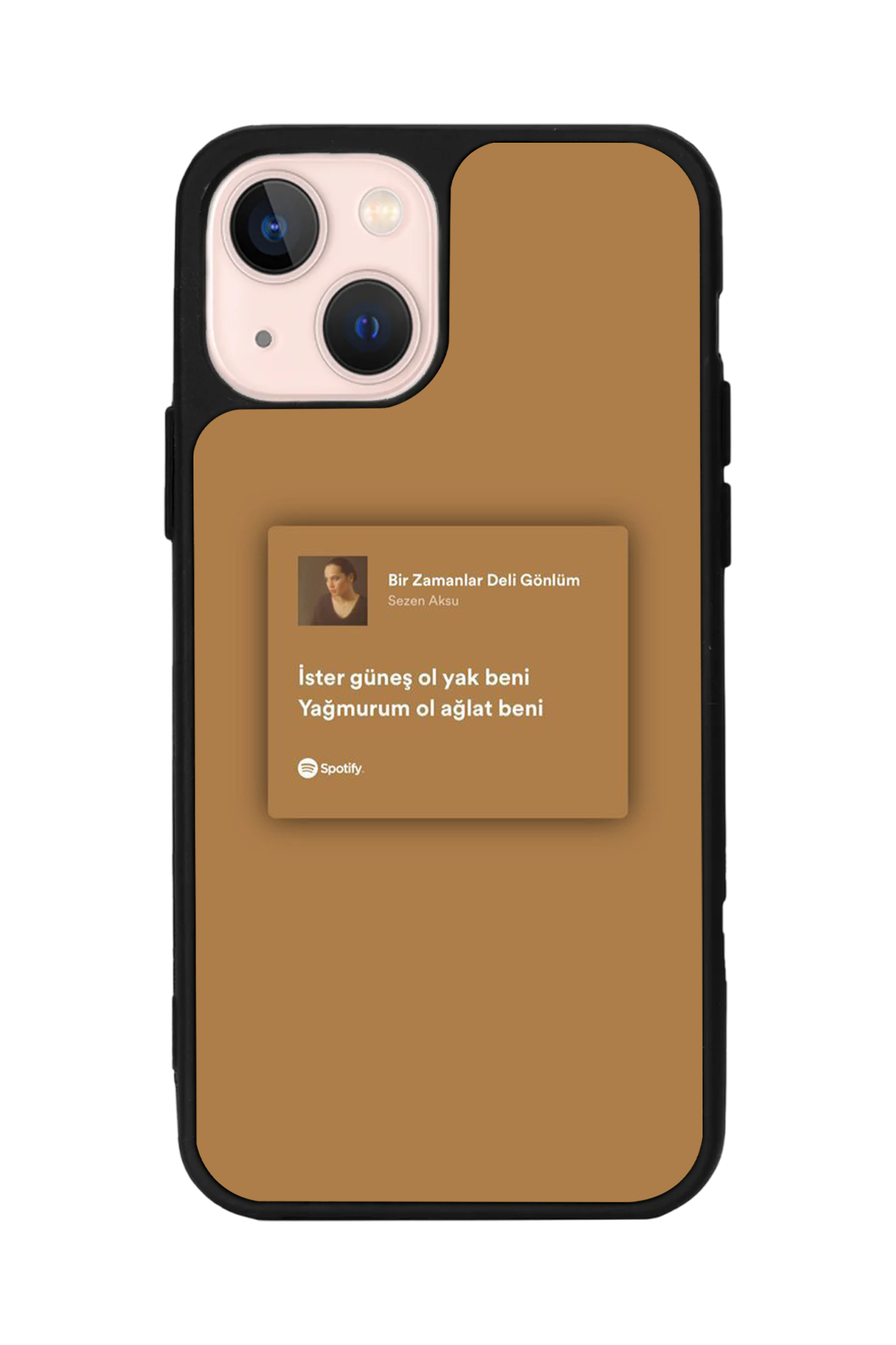 iPhone 15 Plus Uyumlu Sarki Sozleri Tasarımlı Glossy Premium Kılıf
