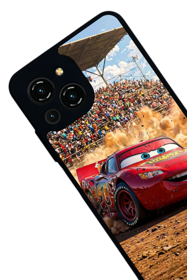 Reeder S23 Pro Max Uyumlu Simsek McQueen Tasarımlı Glossy Premium Kılıf