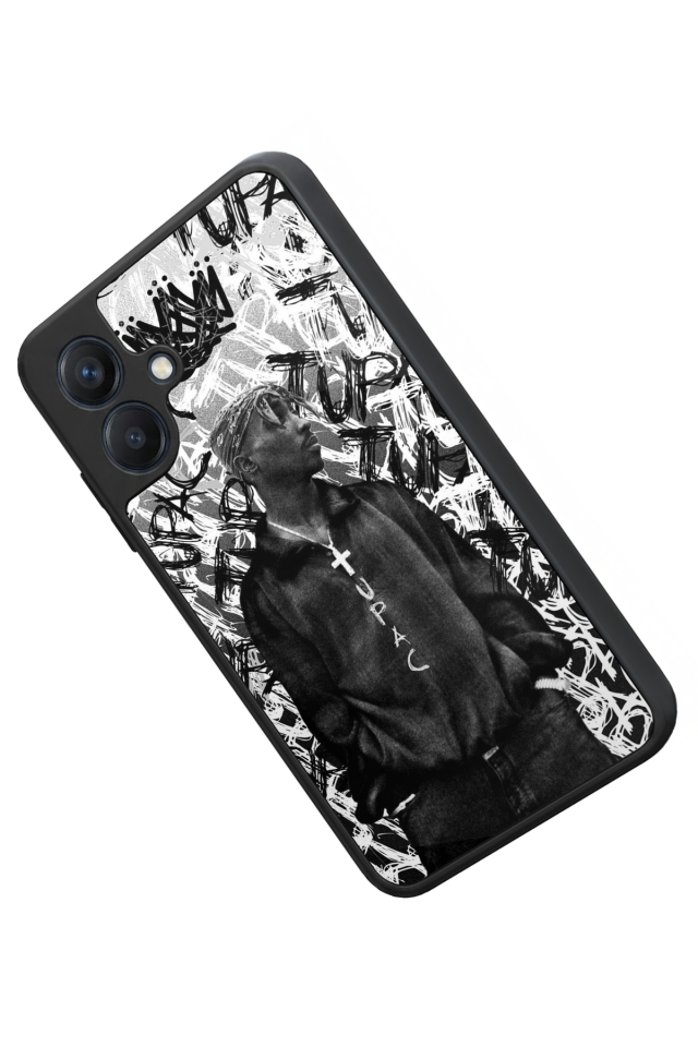 Samsung Galaxy A07 Uyumlu Tupac Tasarımlı Glossy Premium Kılıf