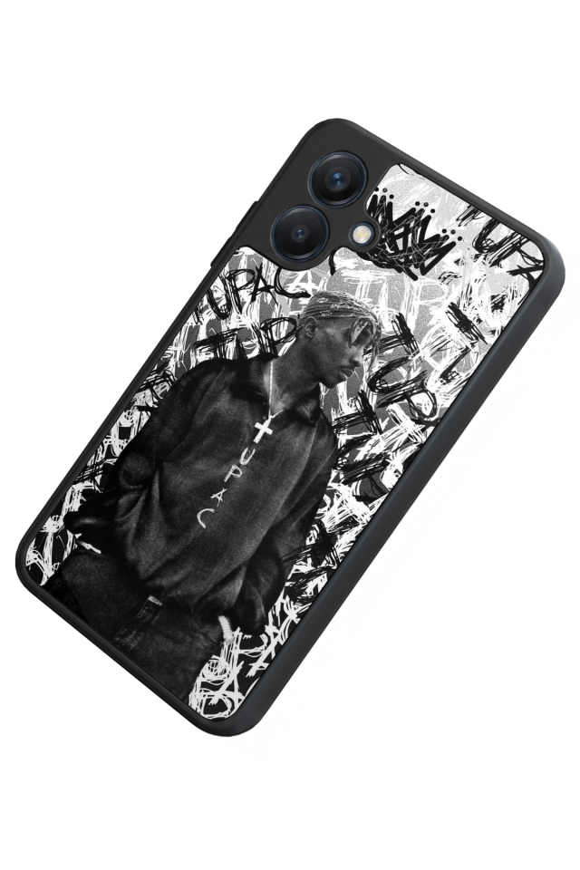 Samsung Galaxy A07 Uyumlu Tupac Tasarımlı Glossy Premium Kılıf