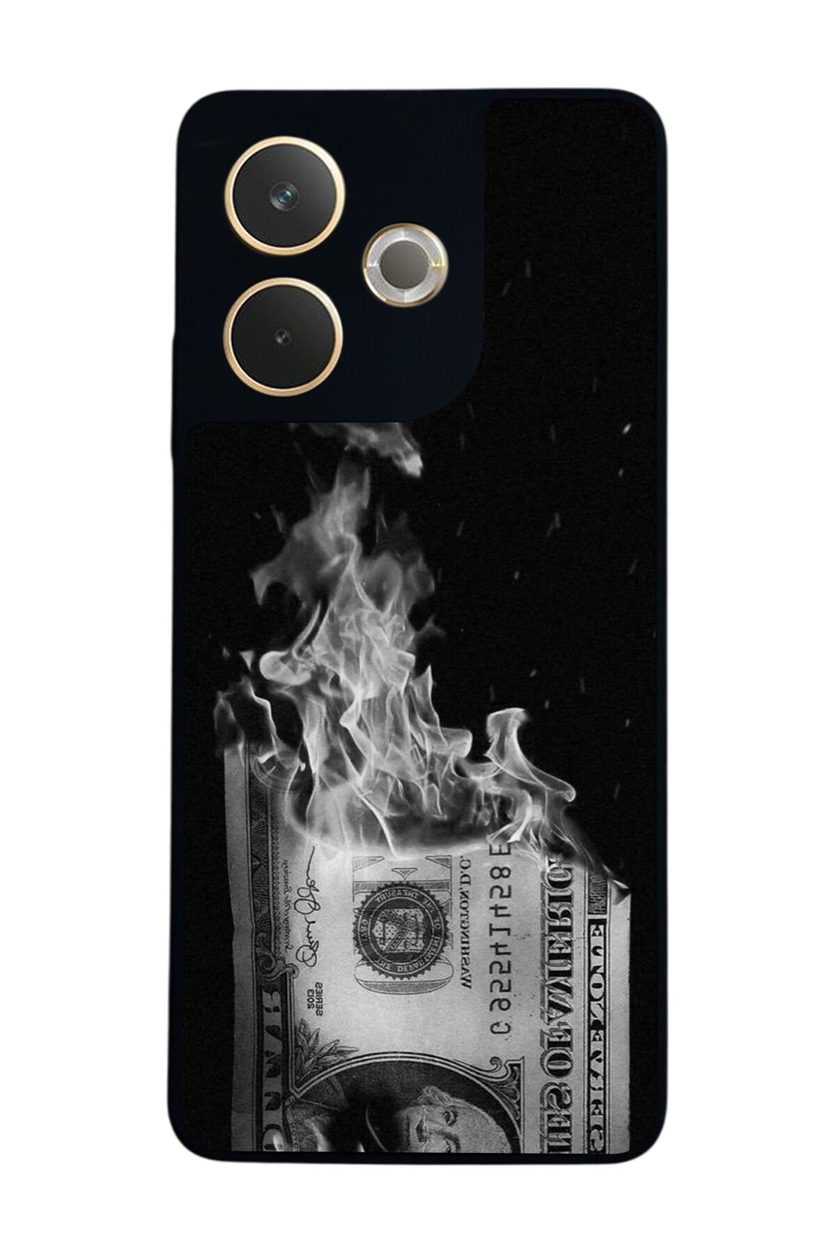 Oppo A5 Pro Uyumlu Para Tasarımlı Glossy Premium Kılıf