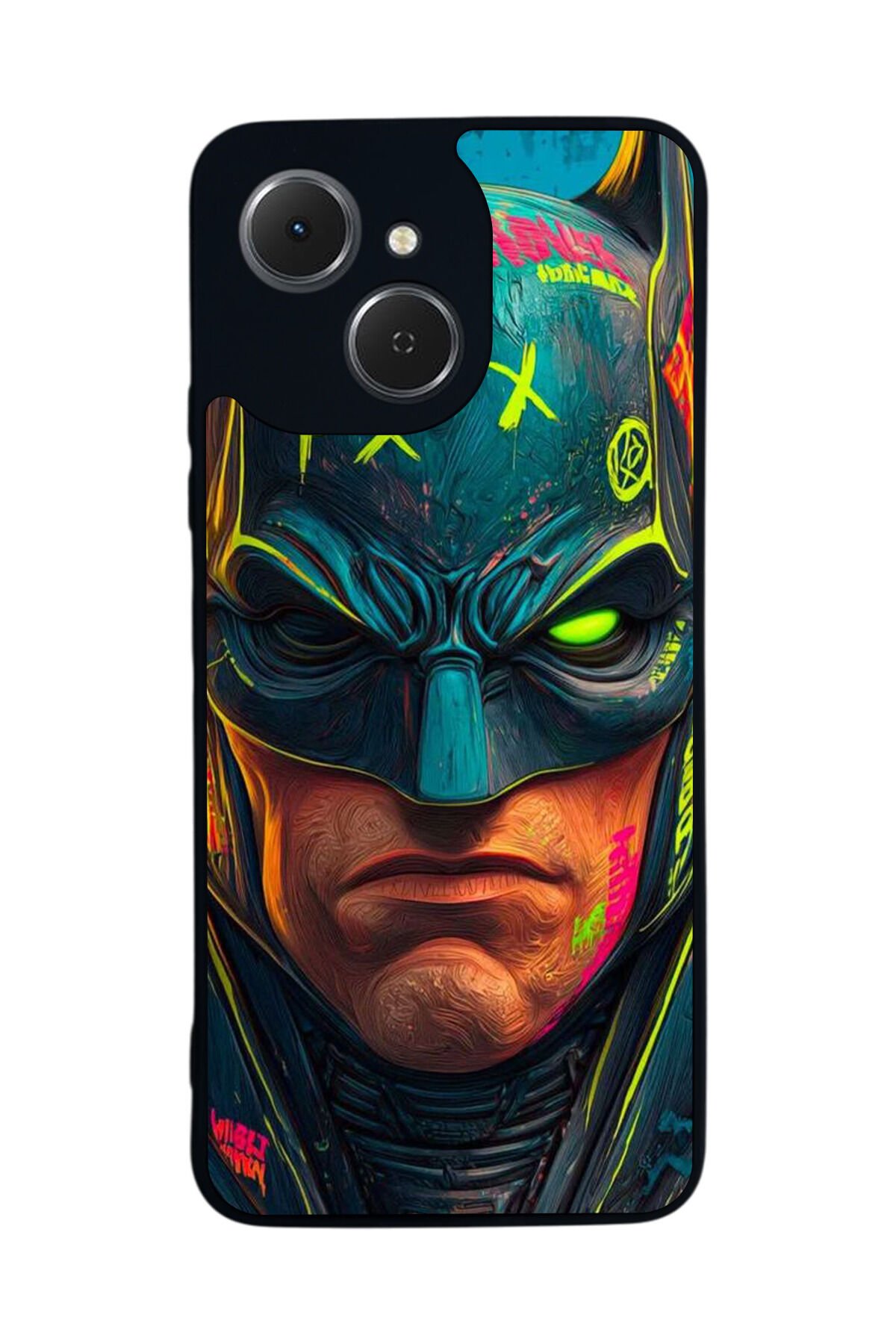Tecno Spark 40C Uyumlu Batman Tasarımlı Glossy Premium Kılıf