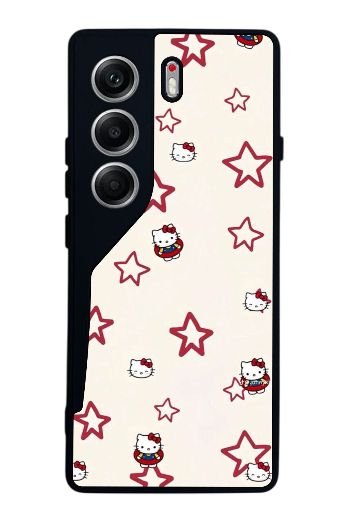Tecno Camon 40 Uyumlu HelloKitty Tasarımlı Glossy Premium Kılıf