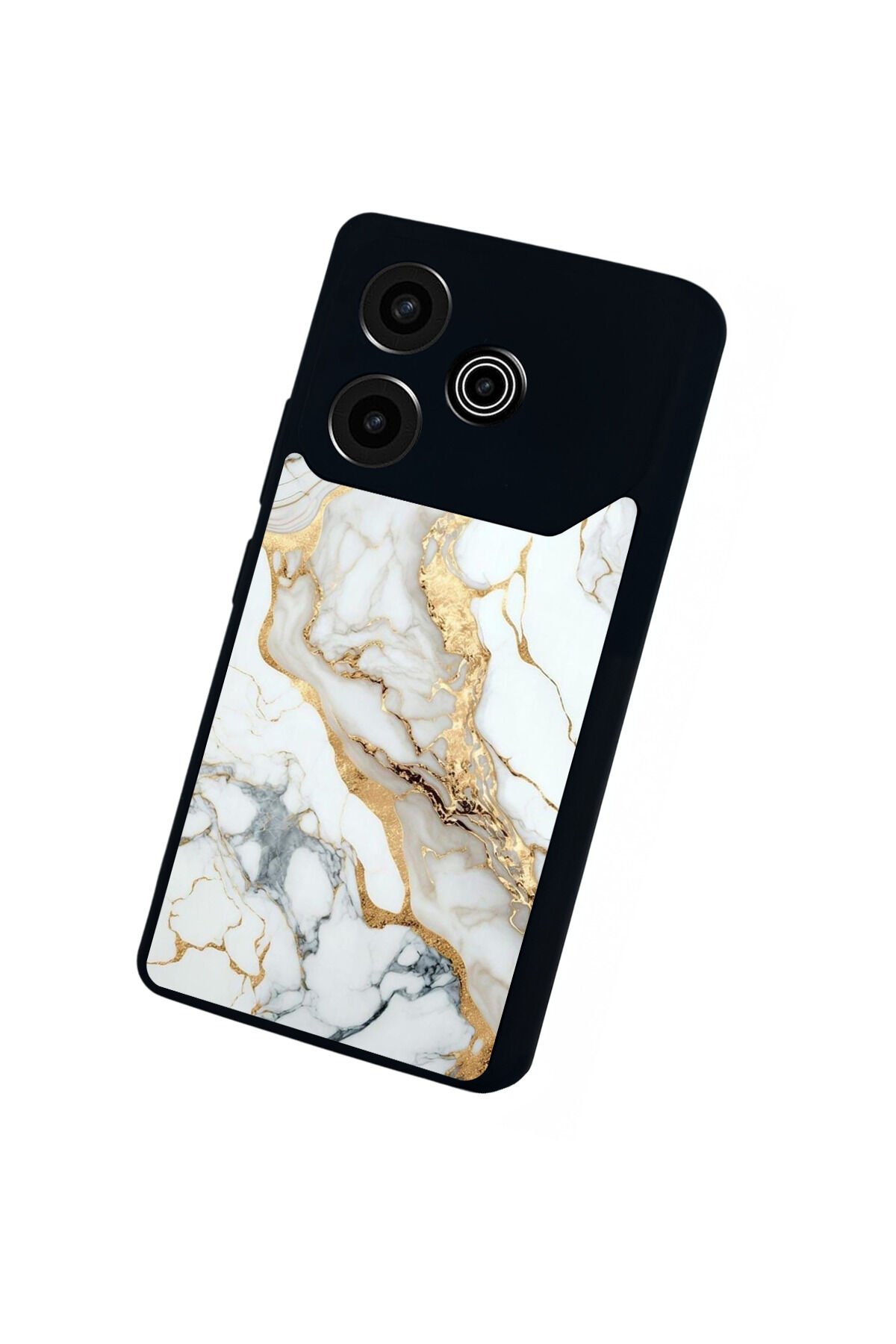 Tecno Pova 6 Uyumlu Mermer Marble Tasarımlı Glossy Premium Kılıf