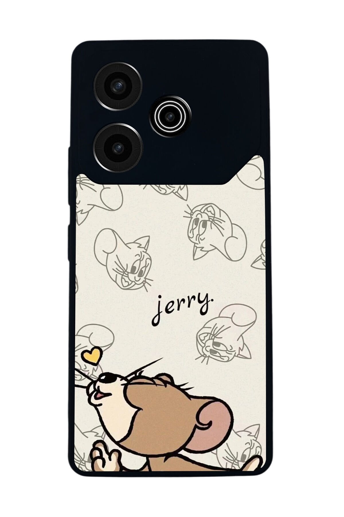 Tecno Pova 6 Uyumlu Tom And Jerry Tasarımlı Glossy Premium Kılıf