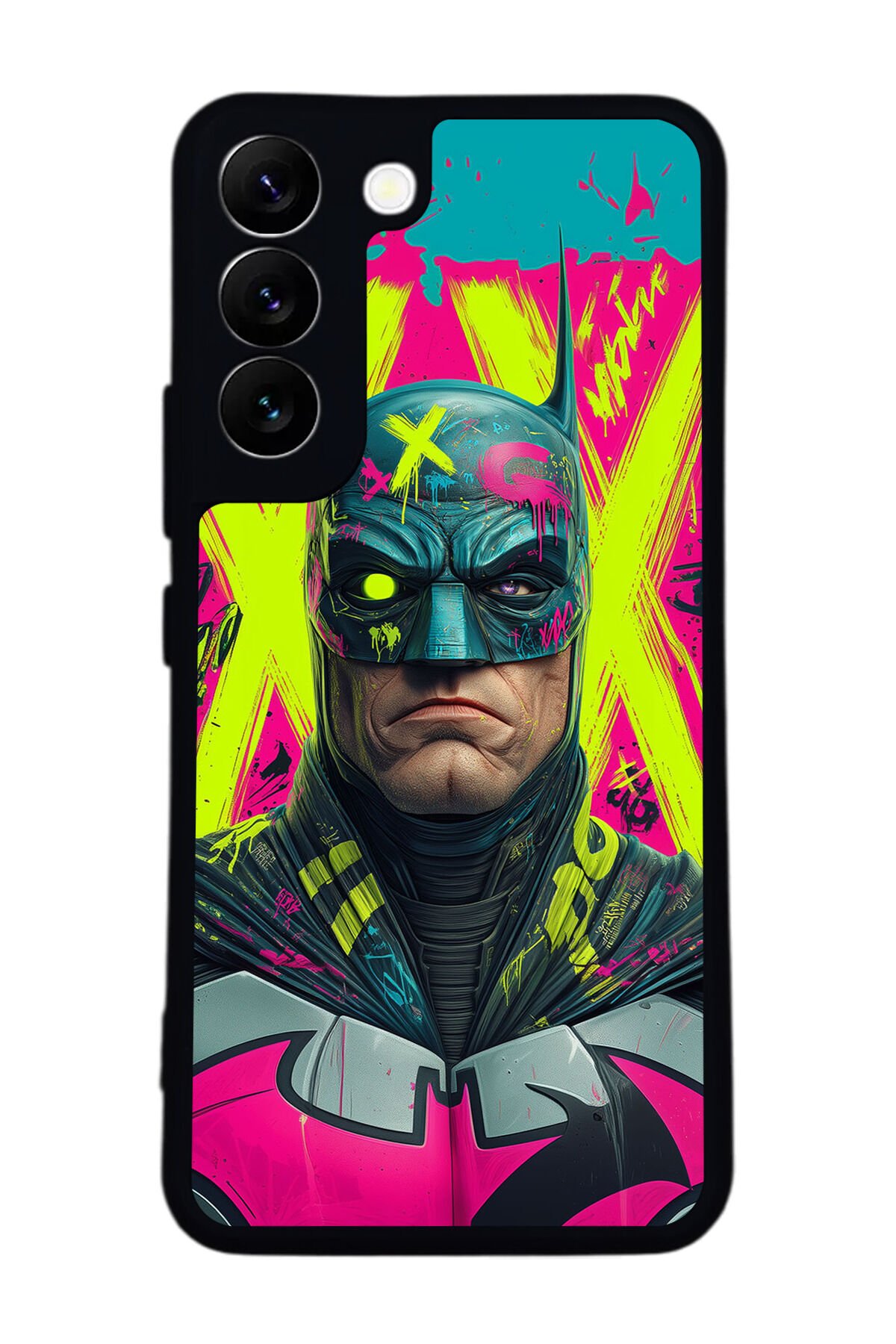 Samsung Galaxy S22 Uyumlu Batman Tasarımlı Glossy Premium Kılıf